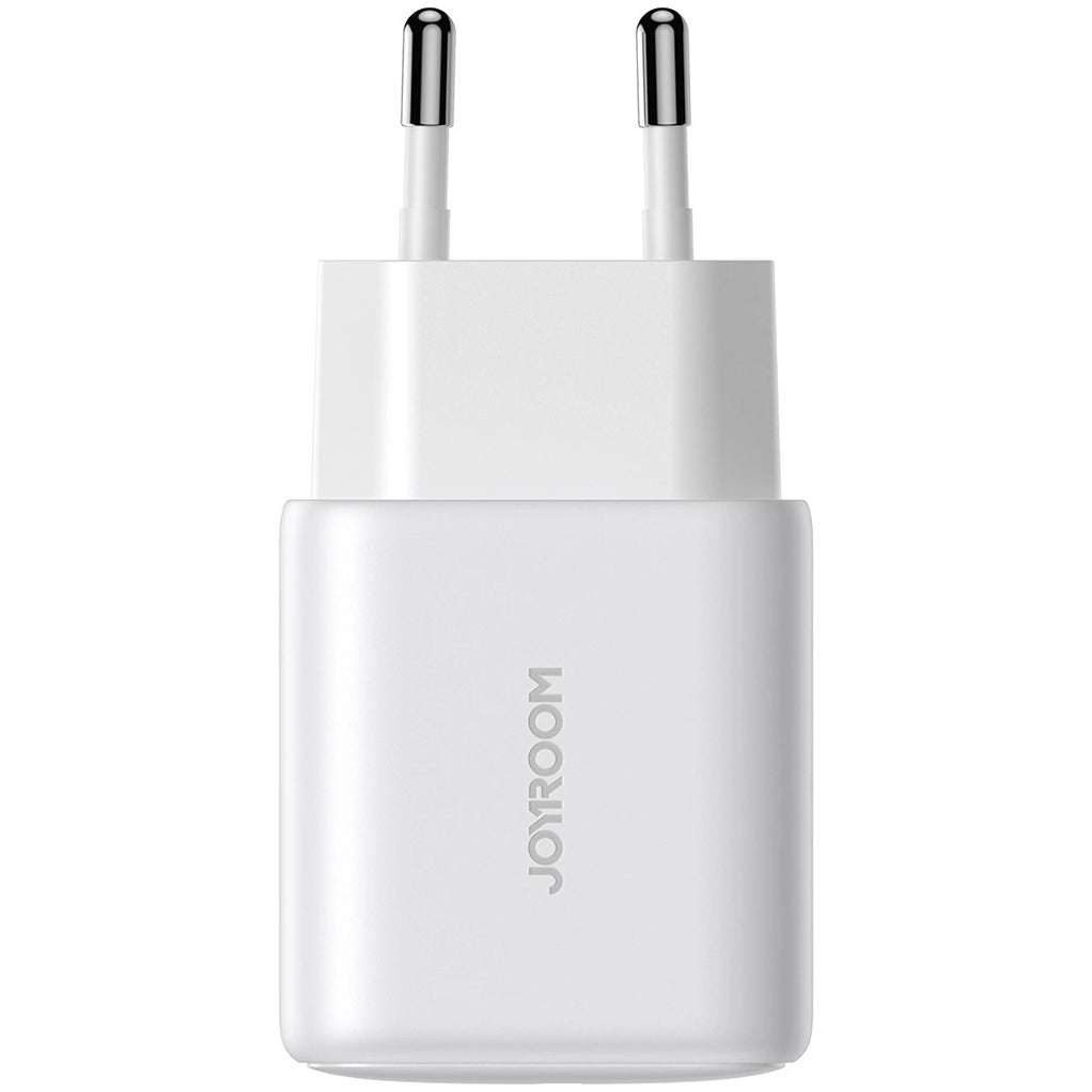 Polnilnik z omrežnim kablom Lightning Joyroom JR-TCF20, 20W, 3A, 1 x USB-C, Bel