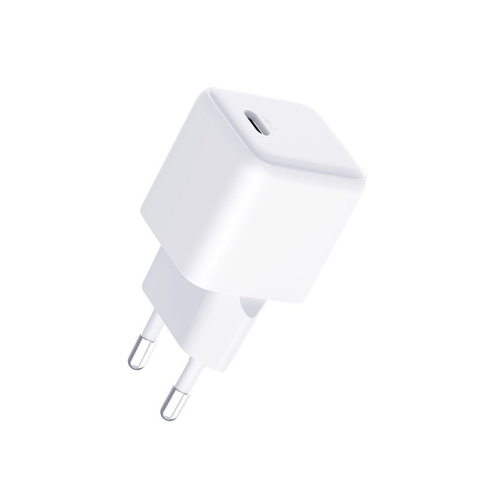 Polnilnik omrežja s kablom USB-C 3MK Hyper, 25W, 3A, 1 x USB-C, bel