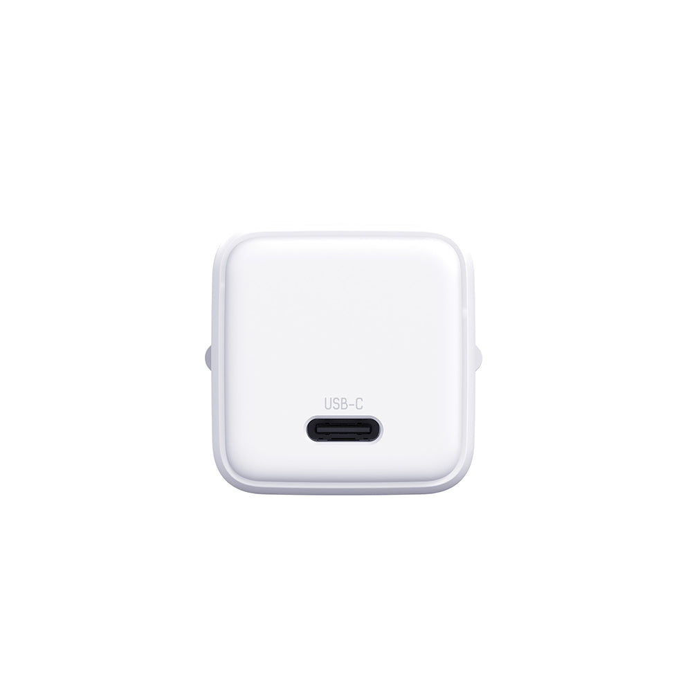 Polnilnik omrežja s kablom USB-C 3MK Hyper, 25W, 3A, 1 x USB-C, bel