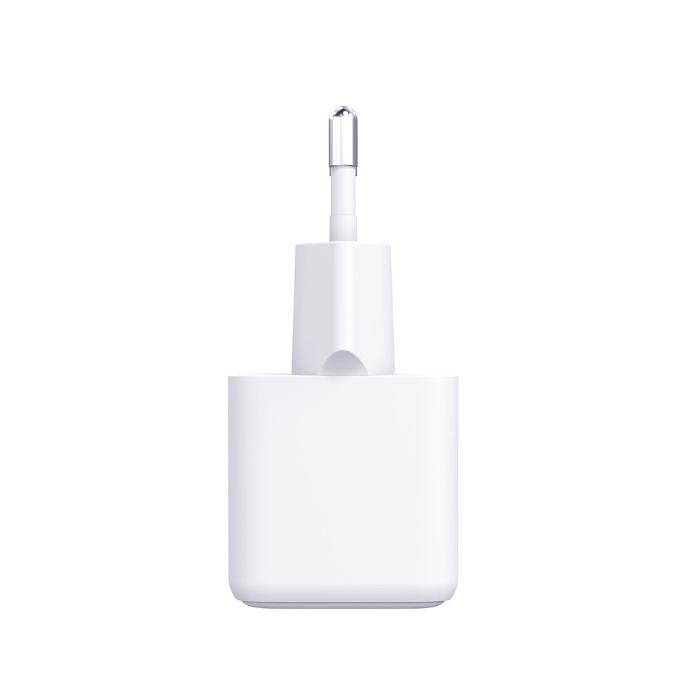 Polnilnik omrežja s kablom USB-C 3MK Hyper, 25W, 3A, 1 x USB-C, bel