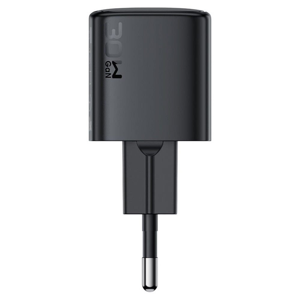 Polnilnik omrežja z USB-C kablom Acefast A118, 30W, 3A, 1 x USB-C, črn