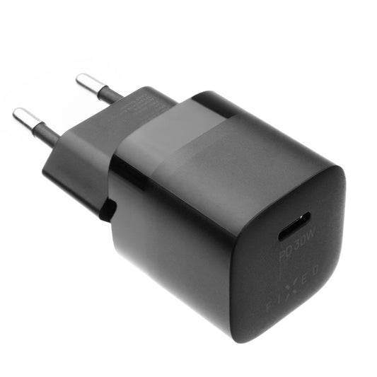 Polnilnik Fixed Mini, 30W, 3A, 1 x USB-C, črn