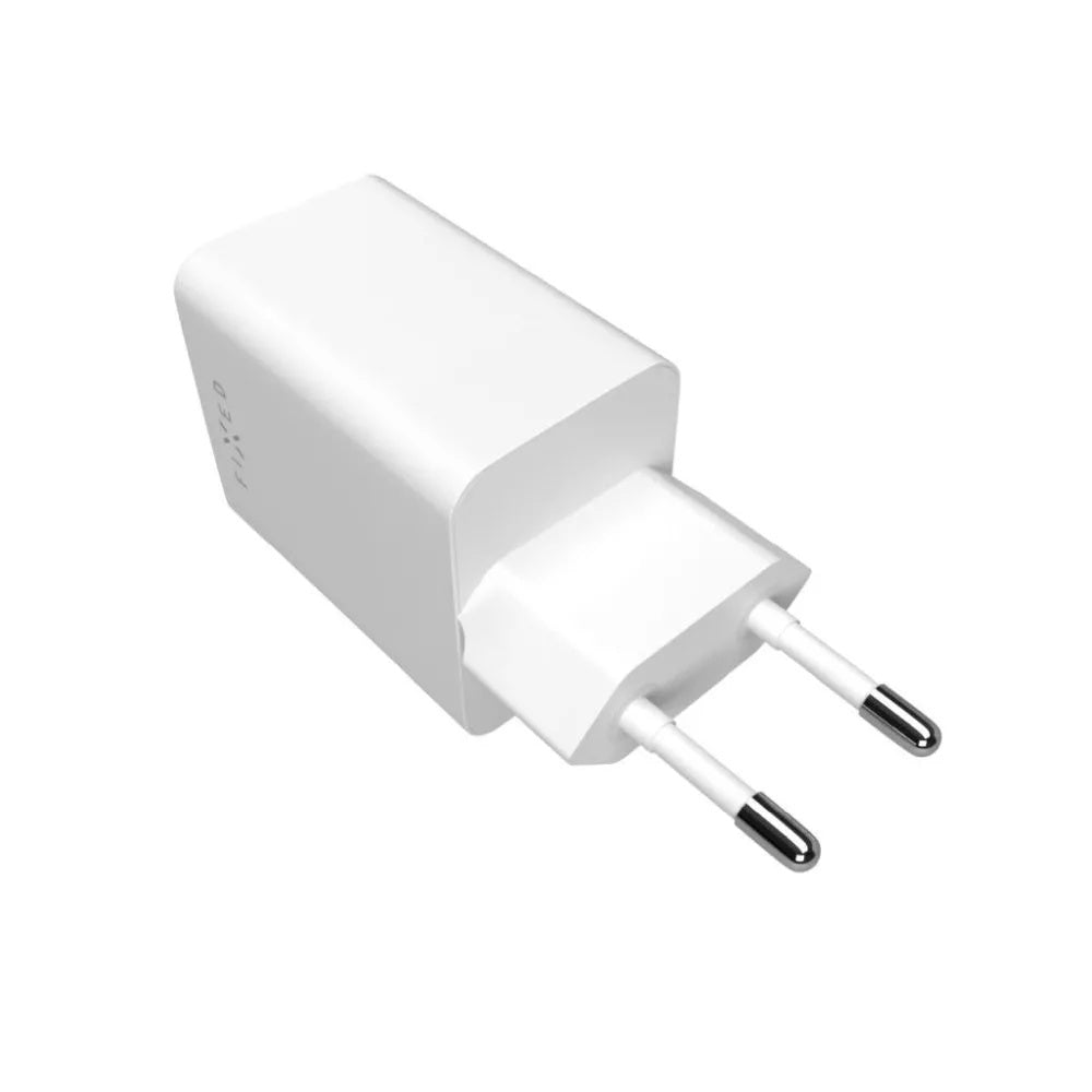 Polnilnik Fixed Mini, 45W, 3A, 1 x USB-A - 1 x USB-C, Bel