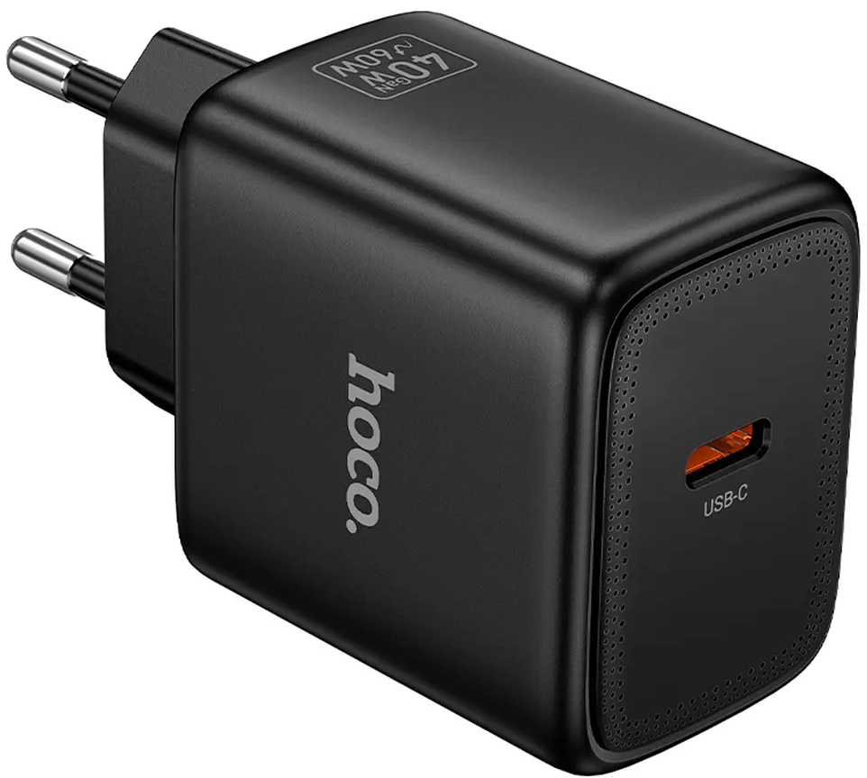 Omrežni polnilec HOCO N83, 40W, 3A, 1 x USB-C, Črn