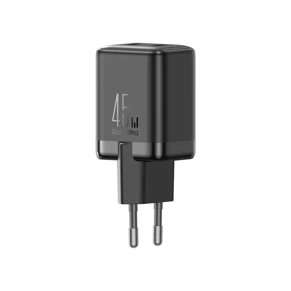 Polnilnik Joyroom JR-TCG17, 45W, 3A, 2 x USB-C, črn