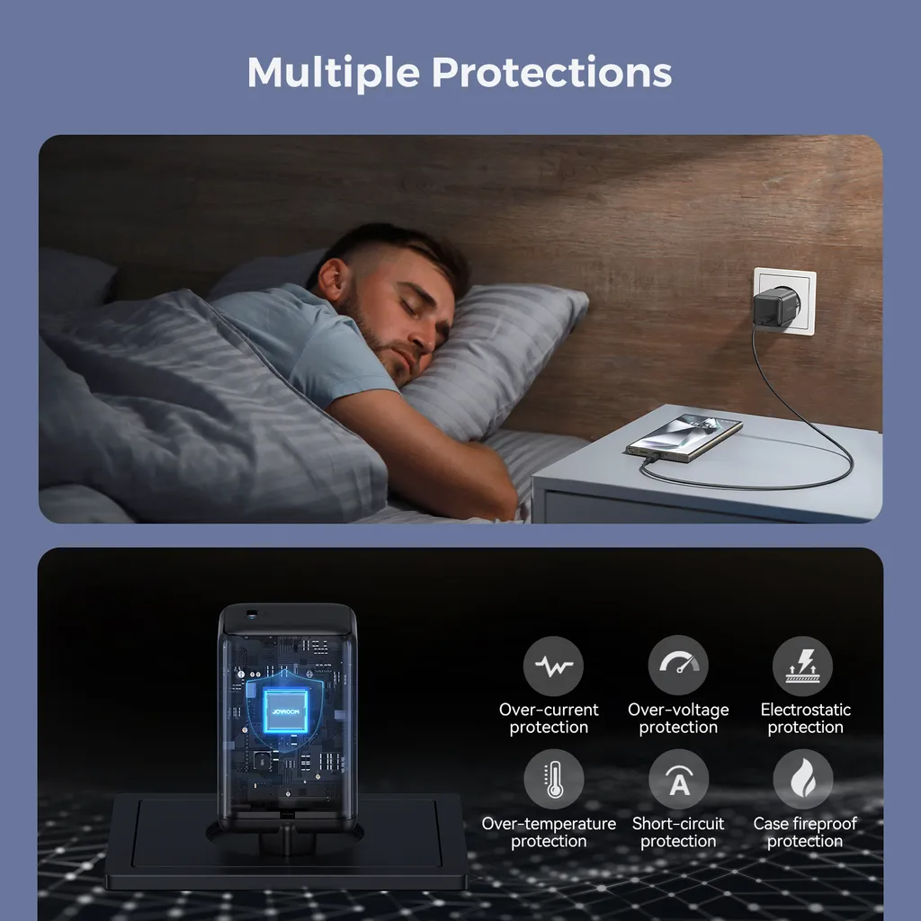 Omrežni polnilec Joyroom JR-TCG18, 65W, 3.25A, 1 x USB-C, Črn