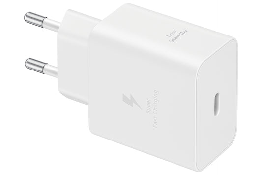 Samsung omrežni polnilec, 45W, 4.05A, 1 x USB-C, Bel EP-T4511NWEGEU