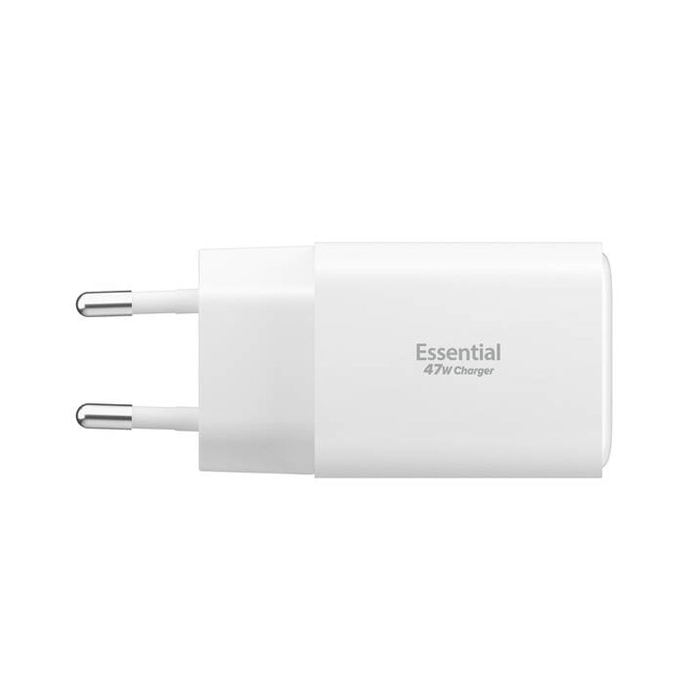 Polnilnik Spigen EE473EU Essential, 47W, 3A, 1 x USB-A - 2 x USB-C, Bel ACH09464