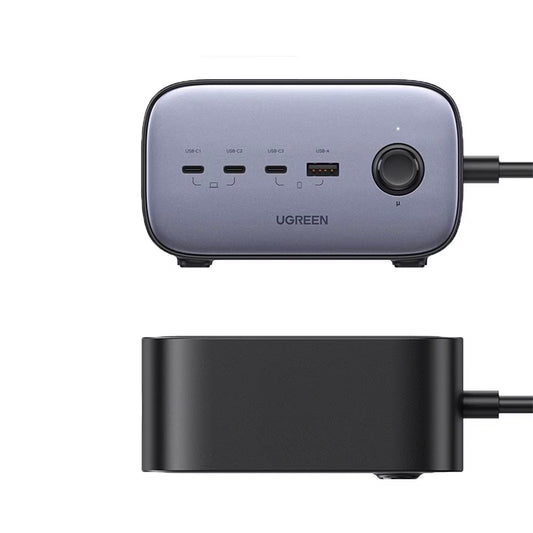 Podaljšek UGREEN CD270, 2 x Schuko, Siv