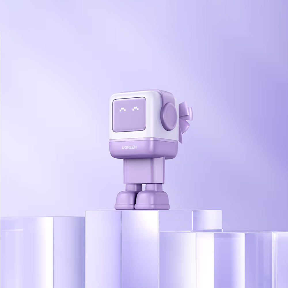 Polnilnik UGREEN CD361 Uno, 65W, 3.25A, 1 x USB-A - 2 x USB-C, Vijoličen