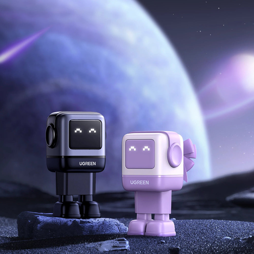 Polnilnik UGREEN CD361 Uno, 65W, 3.25A, 1 x USB-A - 2 x USB-C, Vijoličen