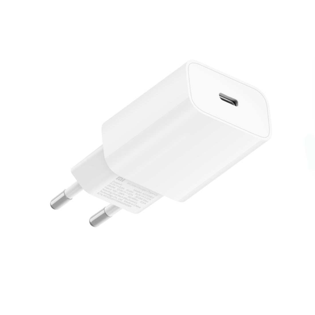 Xiaomi omrežni polnilnik, 20 W, 3A, 1 x USB-C, bel BHR4927GL