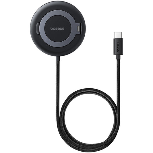 Brezžični omrežni polnilec Baseus Simple Mini4, 15W, 1.67A, Črn P10273300121-01