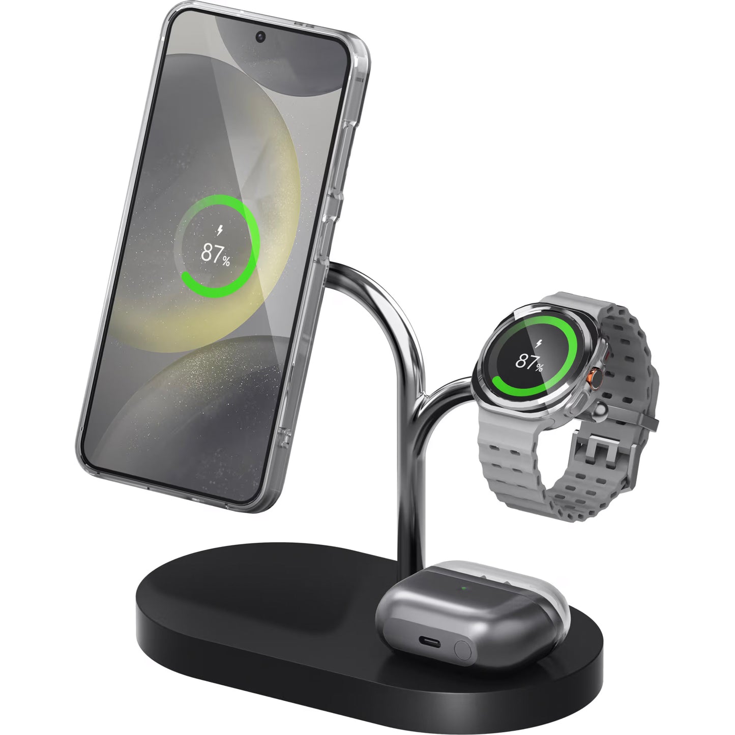 Brezžični omrežni polnilec Samsung, 15W, 1.67A, Črn GP-PWU024WIABW