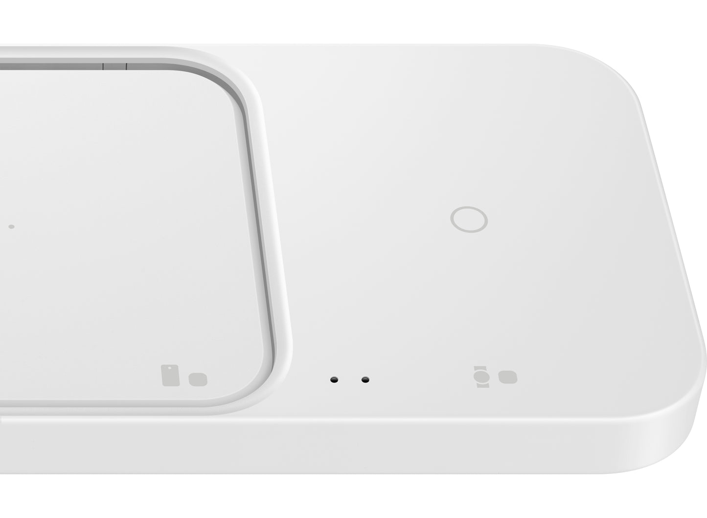 Samsung Duo brezžični omrežni polnilnik, 15 W, 1,67 A, bel EP-P5400BWWEGEU