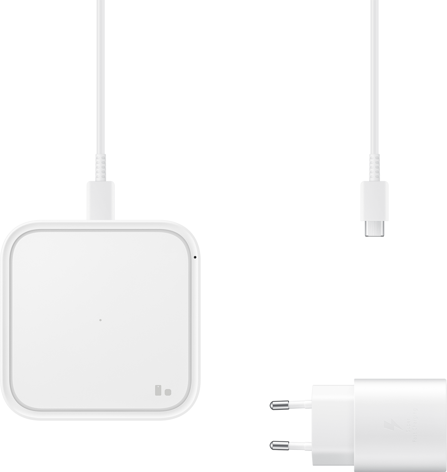 Samsungov brezžični omrežni polnilnik, 15 W, 1,67 A, bel EP-P2400TWEGEU