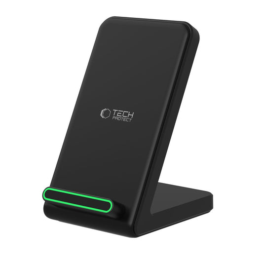 Brezžični omrežni polnilnik Tech-Protect QI15W-A40, 15 W, 1,67 A, črn
