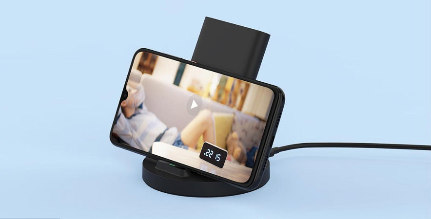 Xiaomi Mi Stand brezžični omrežni polnilnik, 20 W, 1,8 A, črn GDS4145GL