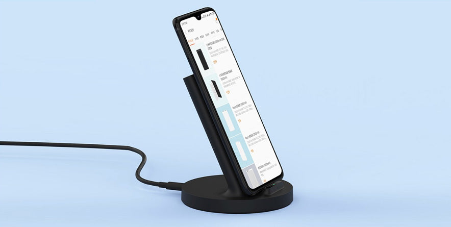 Xiaomi Mi Stand brezžični omrežni polnilnik, 20 W, 1,8 A, črn GDS4145GL