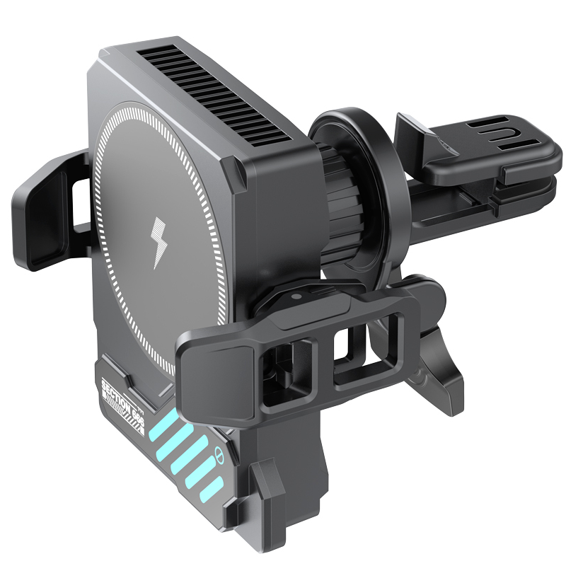 Brezžični avtomobilski polnilnik XO Design SL14, 25 W, črn