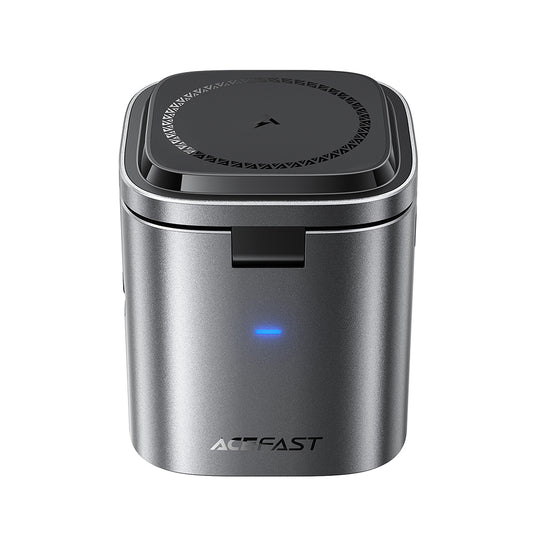 Polnilna postaja z USB-C kablom Acefast Z9 QI 6v1, 80W, 1 x USB-C - 1 x USB-A, črna