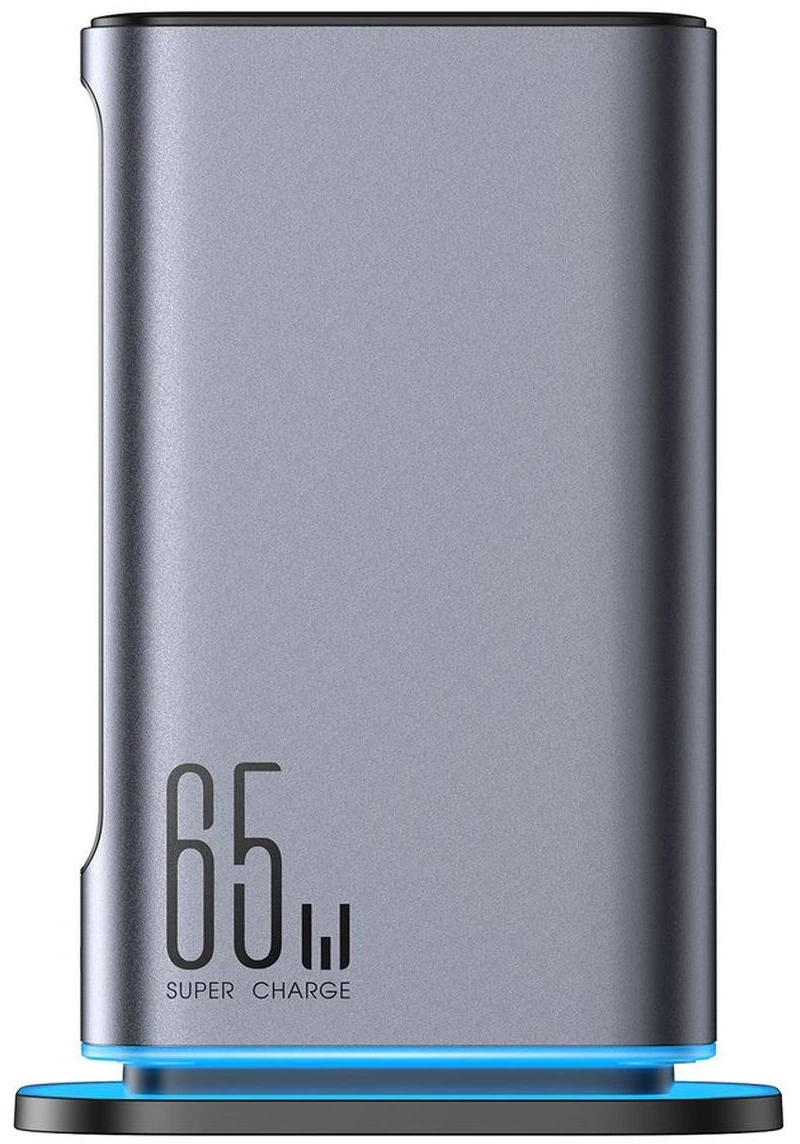Polnilec postaje Joyroom JR-TCM02 UK, 65W, 3,25A, 2 x USB-A - 4 x USB-C, Siva