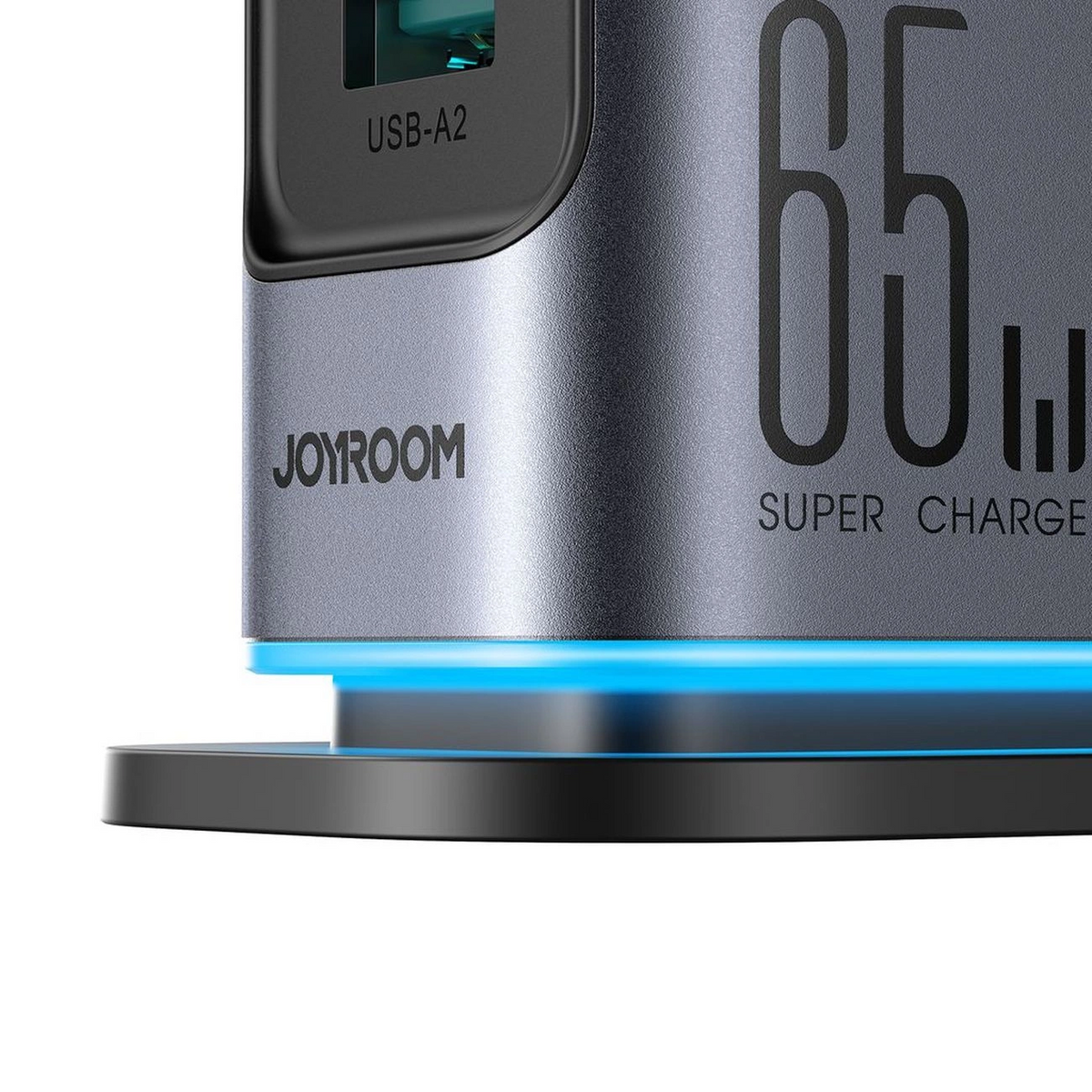 Polnilec postaje Joyroom JR-TCM02 UK, 65W, 3,25A, 2 x USB-A - 4 x USB-C, Siva