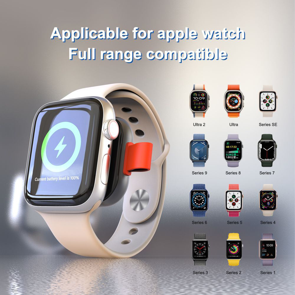 Brezžični polnilec Lito LC03 za Apple Watch Series, Črn