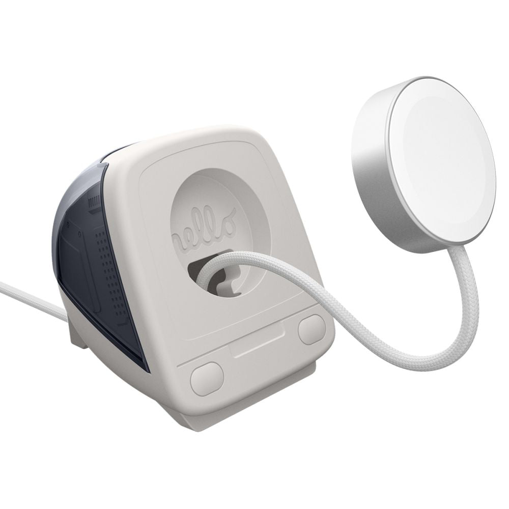 Spigen C1 Classic stojalo za brezžični polnilec Apple Watch Series, Sivo AMP09340