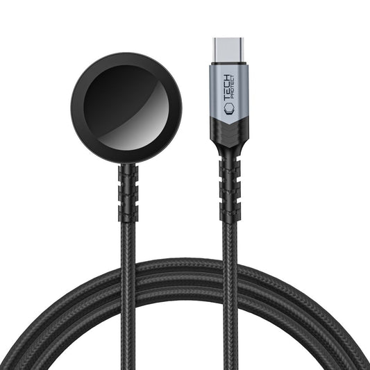Polnilni kabel Tech-Protect MC01 Ultraboost za Apple Watch Series, črn