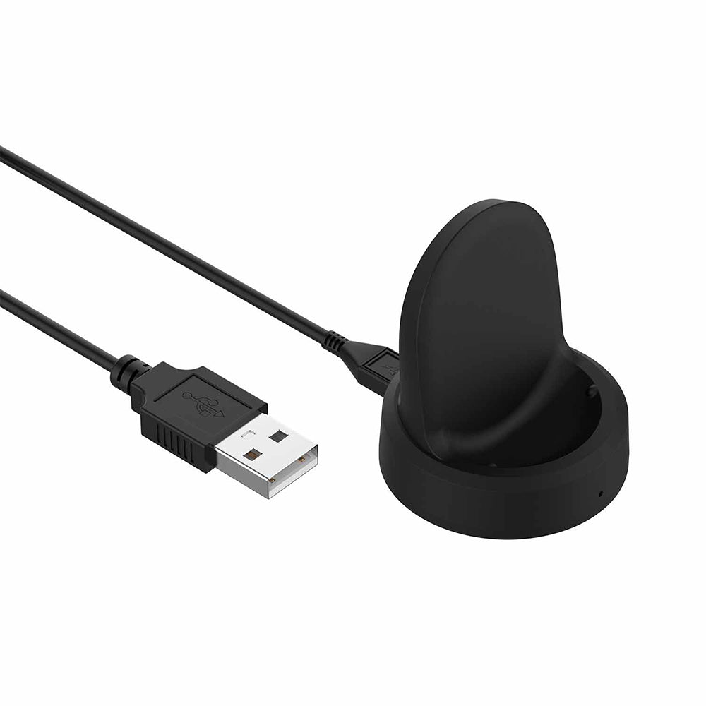 Brezžični polnilec Techsuit TSC3 za Samsung Galaxy Watch Series, USB-A, Črn