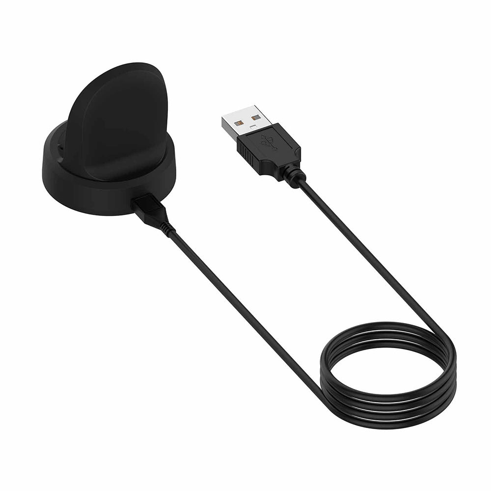 Brezžični polnilec Techsuit TSC3 za Samsung Galaxy Watch Series, USB-A, Črn