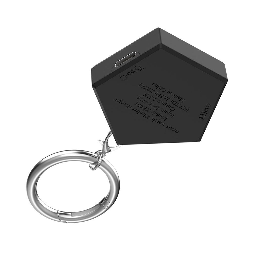 Brezžični polnilec Techsuit TSC4 za serijo Samsung Galaxy Watch, Črn