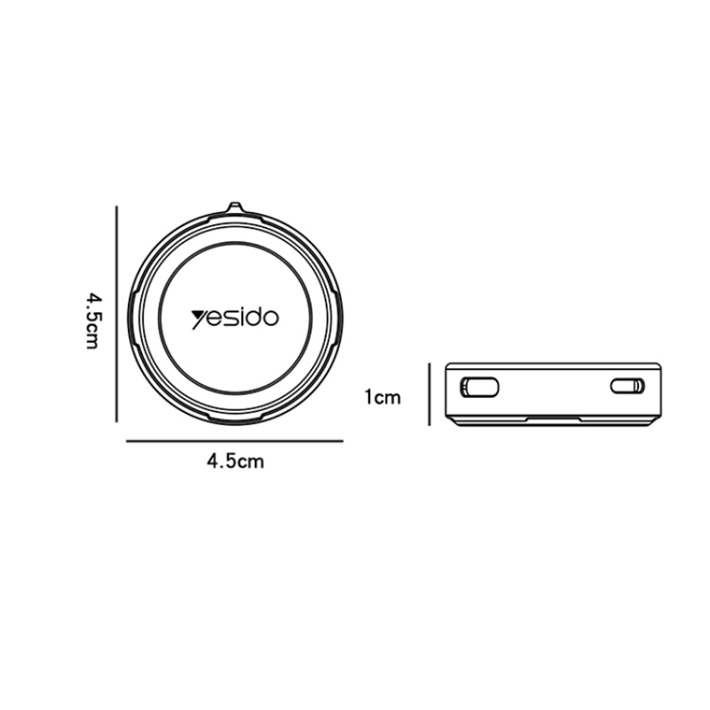 Brezžični polnilec Yesido DS18 za Apple Watch Series, črn