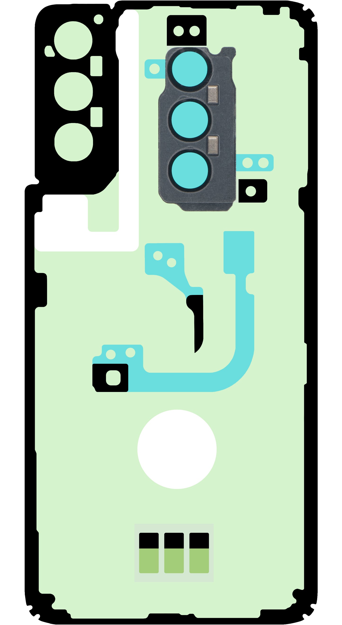 Lepilni komplet za pokrov baterije Samsung Galaxy S21+ 5G G996, Service Pack GH82-24565A