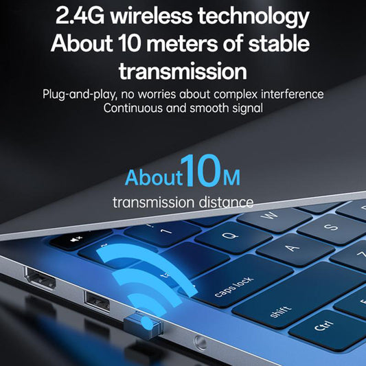 Komplet brezžična tipkovnica in miška Yesido KB43, črna