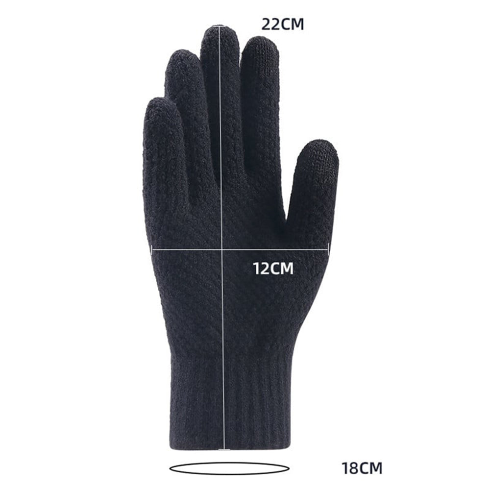 Zimske taktilne rokavice za moške Techsuit ST0013, velikost 22 cm, sive
