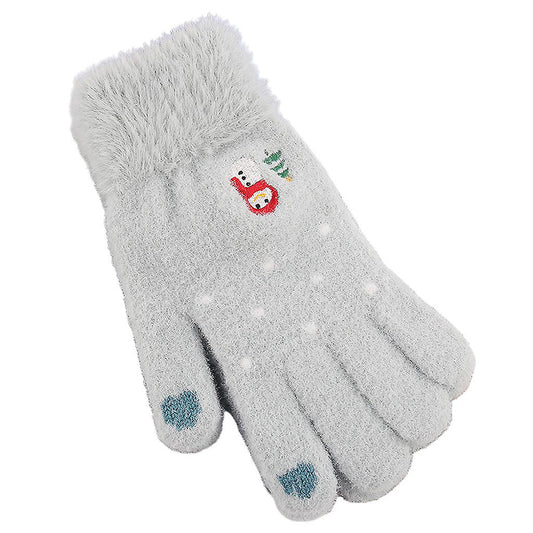 Zimske taktilne ženske rokavice Techsuit ST0011, velikost 17 cm, modre
