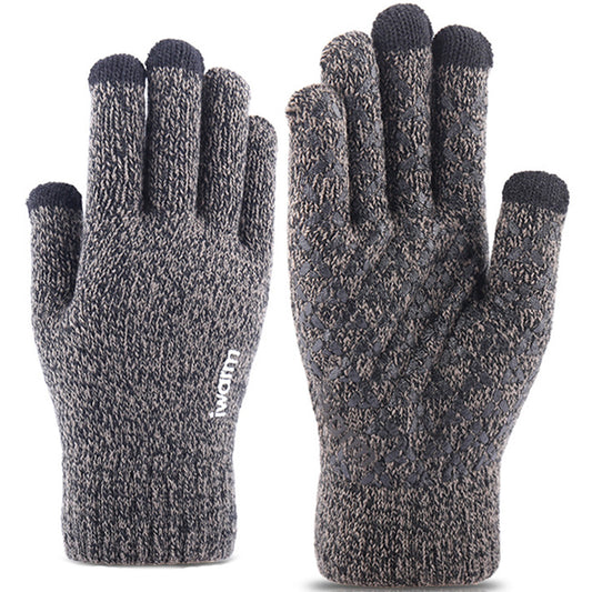 Zimske taktilne rokavice Iwarm ST0005, velikost 21 cm, siva