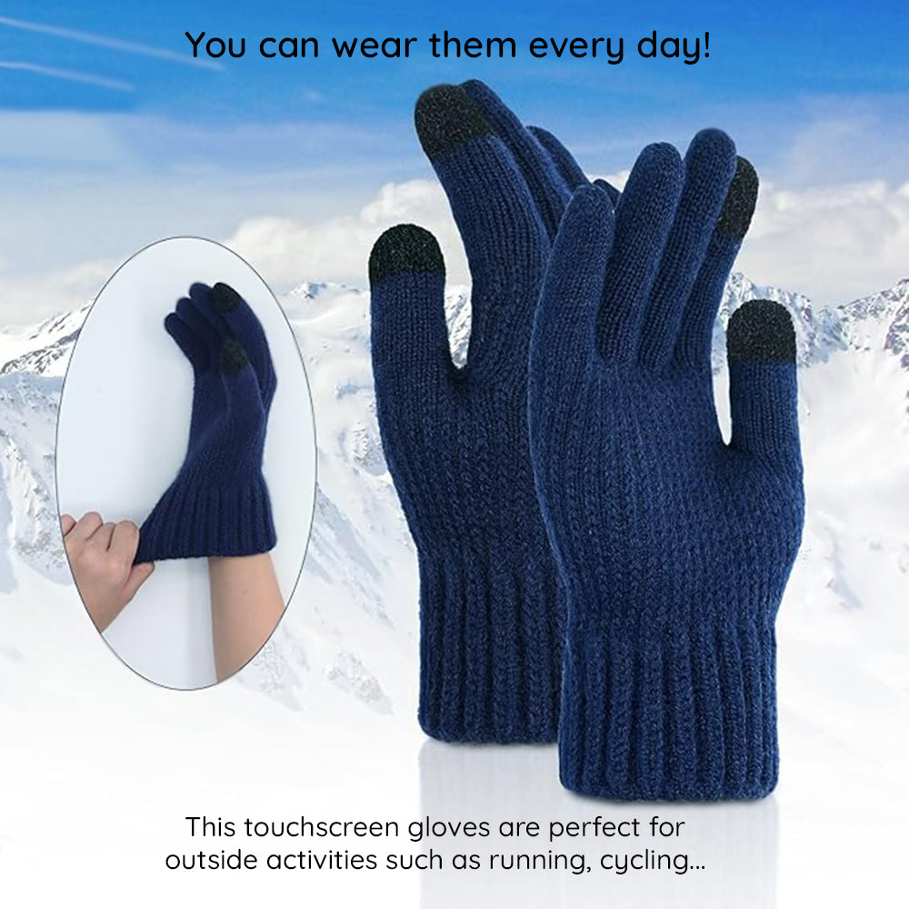 Zimske taktilne rokavice Techsuit ST0012, unisex, velikost 22 cm, temno modre