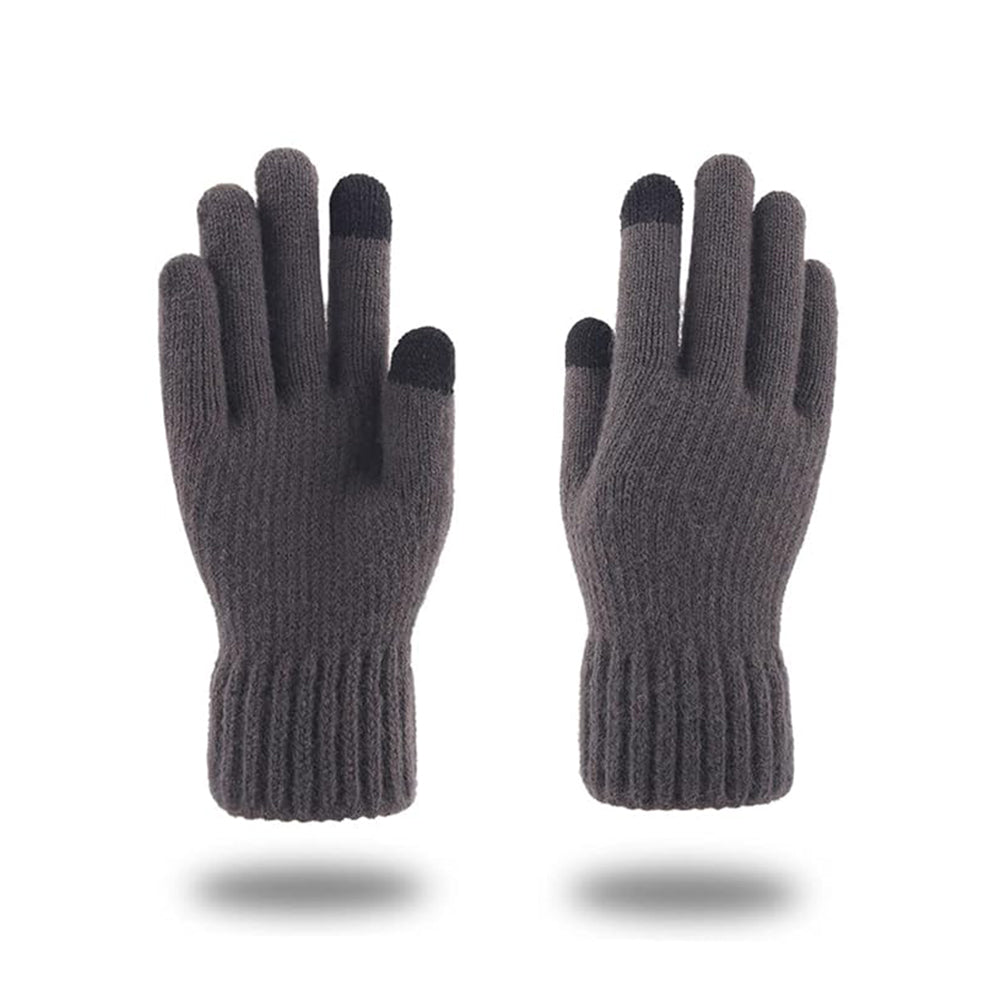 Zimske taktilne rokavice unisex Techsuit ST0012, velikost 22 cm, siva