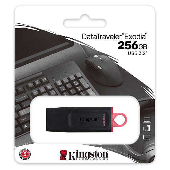 Zunanji pomnilnik USB-A 3.2 Kingston DT Exodia, 256Gb DTX/256GB