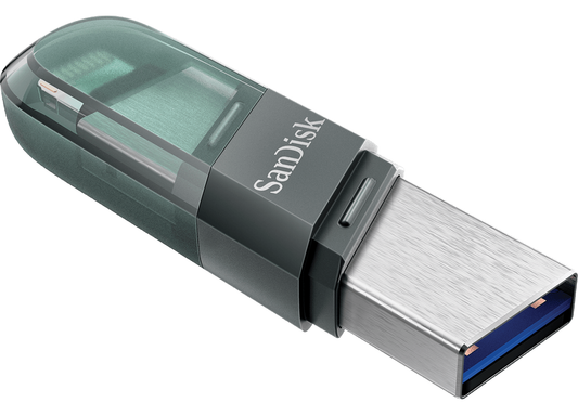 Zunanji pomnilnik USB-A 3.1 / Lightning SanDisk iXpand Flip, 64Gb SDIX90N-064G-GN6NN