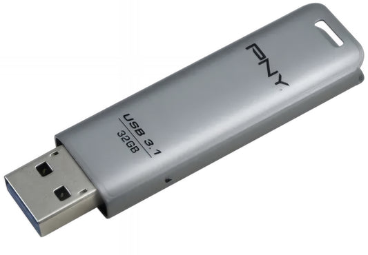 Zunanji pomnilnik USB-A 3.1 PNY Elite Steel, 32Gb FD32GESTEEL31G-EF