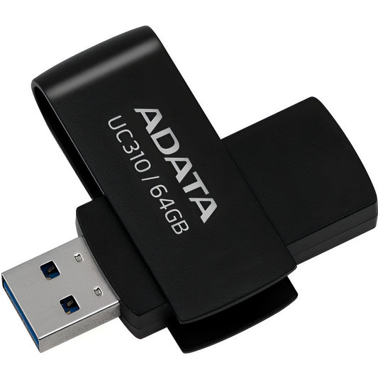 Zunanji pomnilnik USB-A 3.2 Adata UC310, 64Gb UC310-64G-RBK