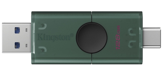 Zunanji pomnilnik USB-A 3.2 / USB-C Kingston Duo, 128Gb DTDEG2/128GB