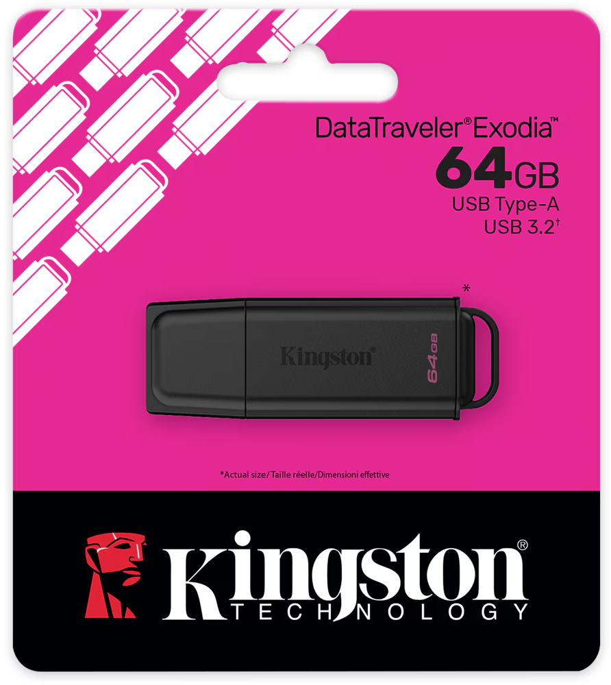 Zunanji pomnilnik USB-A 3.2 Kingston DT Exodia, 64Gb DTXG2/64GB