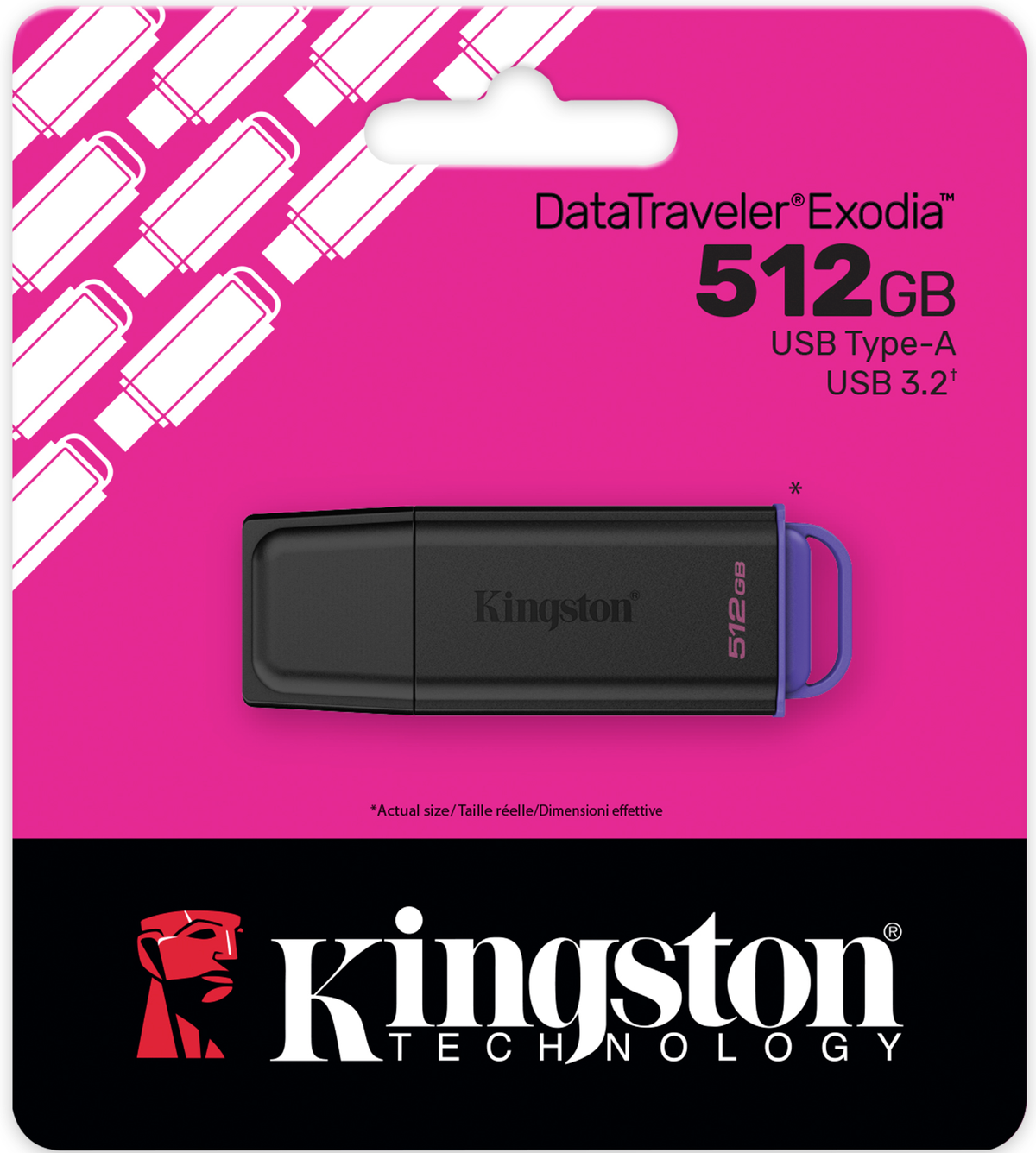 Zunanji pomnilnik USB-A 3.2 Kingston DT Exodia, 512Gb DTXG2/512GB