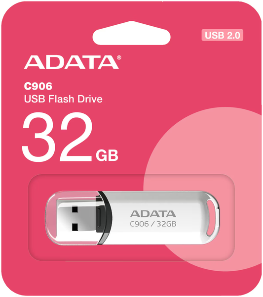 Zunanji pomnilnik USB-A Adata C906, 32Gb AC906-32G-RWH