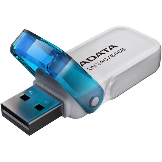 Zunanji pomnilnik USB-A Adata UV240, 64Gb AUV240-64G-RWH